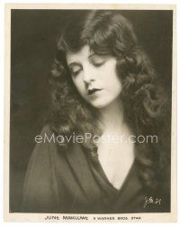 3c497 JUNE MARLOWE 8x10 still '20s cool moody portrait image of the pretty actress!
