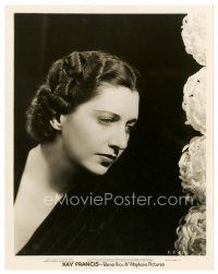 3c507 KAY FRANCIS 8x10 still '30s wonderful head & shoulders portrait of the beautiful actress!