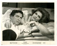 3c511 KILLERS 8x10 still '64 John Cassavetes & sexy Angie Dickinson laying on couch!