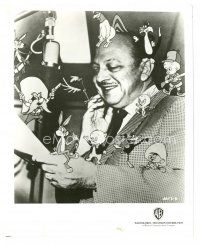 3c624 MEL BLANC TV 8x10 still '78 great portrait with many of his cartoon creations!