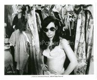 3c738 PSYCH-OUT 8x10 still '68 best c/u of half-naked Susan Strasberg with cool shades from 1sh!
