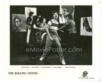3c776 ROLLING STONES 8x10 publicity still '81 Mick Jagger, Keith Richards, Bill Wyman!