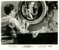 3c806 SERVANT 7.75x9.75 still '64 cool image of James Fox in mirror, directed by Joseph Losey!