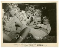 3c833 SOME LIKE IT HOT 8x10 still '59 sexy Marilyn Monroe with booze in crowded upper berth!