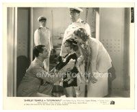 3c858 STOWAWAY 8x10 still '36 adorable Shirley Temple with cute dog, Robert Young & Alice Faye!