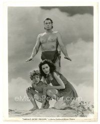 3c878 TARZAN'S SECRET TREASURE 8x10 still '41 Johnny Weissmuller w/Maureen O'Sullivan & Sheffield!