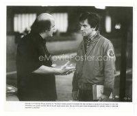 3c879 TAXI DRIVER 8x10 still '76 close up of Robert De Niro & Peter Boyle, Martin Scorsese!