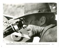 3c929 UNFORGIVEN candid 8x10 still '92 best c/u of director Clint Eastwood in costume at camera!