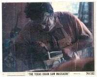 3c888 TEXAS CHAINSAW MASSACRE 8x10 mini LC #7 '74 Tobe Hooper cult classic, best Leatherface c/u!