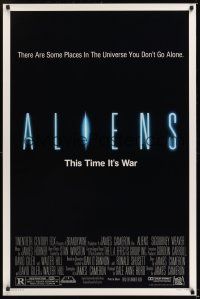 3f040 ALIENS 1sh '86 James Cameron, there are some places in the universe you don't go alone!