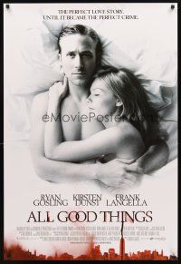 3f042 ALL GOOD THINGS DS 1sh '10 image of Ryan Gosling & Kirsten Dunst in bed!