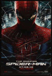 3f043 AMAZING SPIDER-MAN DS teaser 1sh '12 Andrew Garfield in title role!