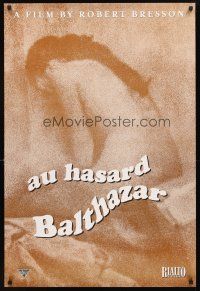 3f063 BALTHAZAR 1sh R03 Robert Bresson's Au Hasard Balthazar