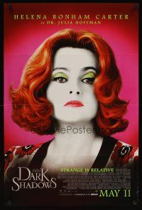 3f161 DARK SHADOWS wilding 1sh '12 Helena Bonham Carter as Dr. Julia Hoffman!
