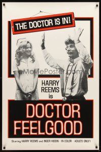 3f192 DOCTOR FEELGOOD 1sh '74 great image of Harry Reems as physician of love!