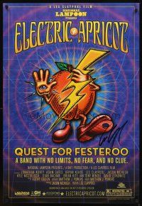 3f206 ELECTRIC APRICOT signed 1sh '06 by musician Les Claypool, cool Kevin Kerber art!