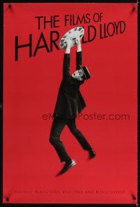 3f243 FILMS OF HAROLD LLOYD 1sh '00s classic image of Harold Lloyd from Safety Last!