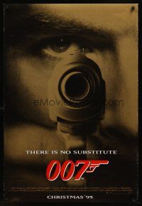 3f279 GOLDENEYE advance DS 1sh '95 Pierce Brosnan as secret agent James Bond 007!