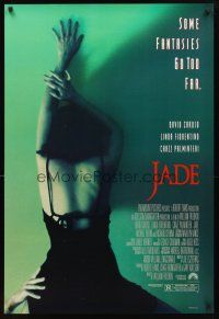 3f386 JADE DS 1sh '95 sexy Linda Fiorentino, David Caruso, directed by William Friedkin!