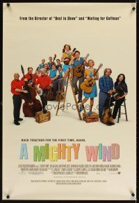 3f511 MIGHTY WIND DS 1sh '03 Christopher Guest, Eugene Levy, Harry Shearer, folk music comedy!