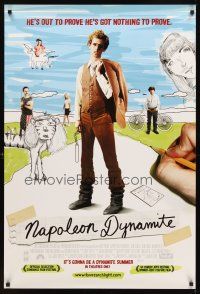 3f547 NAPOLEON DYNAMITE advance DS 1sh '04 Jared Hess, Jon Heder's got nothing to prove!