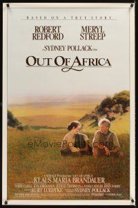 3f567 OUT OF AFRICA 1sh '85 Robert Redford & Meryl Streep, directed by Sydney Pollack!