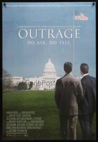 3f569 OUTRAGE DS 1sh '09 Kirby Dick gay homosexual politicians documentary, do ask, do tell!