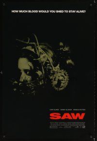 3f676 SAW DS 1sh '04 Cary Elwes, Danny Glover, Monica Potter, how much blood would you shed?!