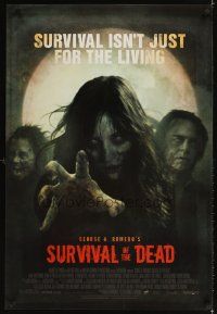 3f756 SURVIVAL OF THE DEAD DS 1sh '10 George A. Romero zombie horror, cool image!
