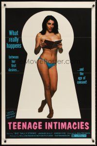 3f768 TEENAGE INTIMACIES 1sh '73 Schlusselloch-Report, sexy image, what really happens!