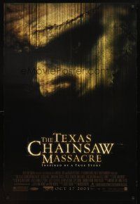 3f771 TEXAS CHAINSAW MASSACRE advance DS 1sh '03 cool horror image, Jessica Biel, Jonathan Tucker