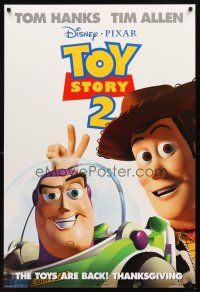 3f795 TOY STORY 2 advance DS 1sh '99 Woody, Buzz Lightyear, Disney and Pixar animated sequel!