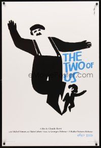 3f812 TWO OF US 1sh R05 wonderful art of Michel Simon & young boy by Saul Bass!