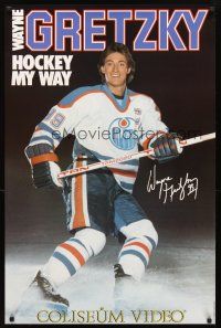 3f842 WAYNE GRETZKY: HOCKEY MY WAY video 1sh '86 cool image of The Great One!