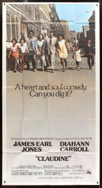 3d520 CLAUDINE int'l 3sh '74 sweet-talking James Earl Jones romances Diahann Carroll!