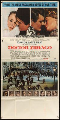 3d541 DOCTOR ZHIVAGO 3sh '65 Omar Sharif, Julie Christie, David Lean English epic!