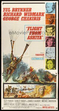 3d549 FLIGHT FROM ASHIYA 3sh '64 plunge into Hell with the most fearless breed of men on Earth!