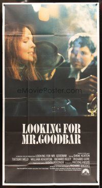 3d595 LOOKING FOR MR. GOODBAR int'l 3sh '77 close up of Diane Keaton, directed by Richard Brooks!