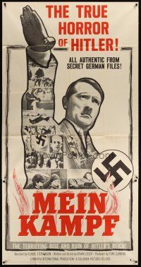 3d611 MEIN KAMPF 3sh '61 completely different image of Adolph Hitler giving Nazi salute!