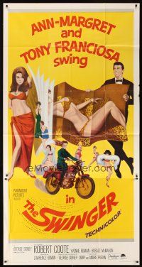3d660 SWINGER 3sh '66 super sexy Ann-Margret, Tony Franciosa, the bunniest picture of the year!