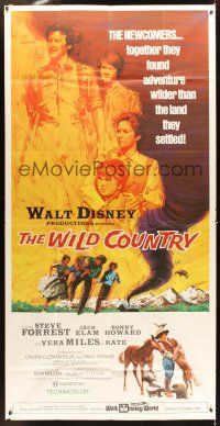 3d676 WILD COUNTRY 3sh '71 Disney, artwork of Vera Miles, Ron Howard and brother Clint Howard!