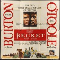 3d350 BECKET 6sh '64 Richard Burton in the title role, Peter O'Toole, John Gielgud