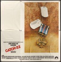 3d356 CATCH 22 int'l 6sh '70 directed by Mike Nichols, based on the novel by Joseph Heller!