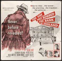 3d367 DAY THEY ROBBED THE BANK OF ENGLAND 6sh '60 Aldo Ray, never before revealed!