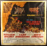 3d368 DEVIL'S BRIGADE 6sh '68 William Holden, Cliff Robertson, Vince Edwards, cool art by Kossin!