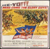 3d377 GLORY GUYS 6sh '65 Sam Peckinpah, riding hell-bent for the big brawl, epic battle art!