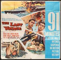 3d396 LAST VOYAGE 6sh '60 cool different art superior to the regular campaign!