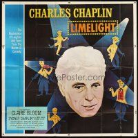 3d400 LIMELIGHT 6sh R60s five artwork images of aging Charlie Chaplin + huge headshot!