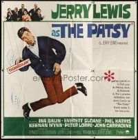 3d421 PATSY 6sh '64 wacky image of star & director Jerry Lewis hanging from strings like a puppet!