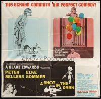 3d432 SHOT IN THE DARK 6sh '64 Blake Edwards directed, Peter Sellers & sexy Elke Sommer!